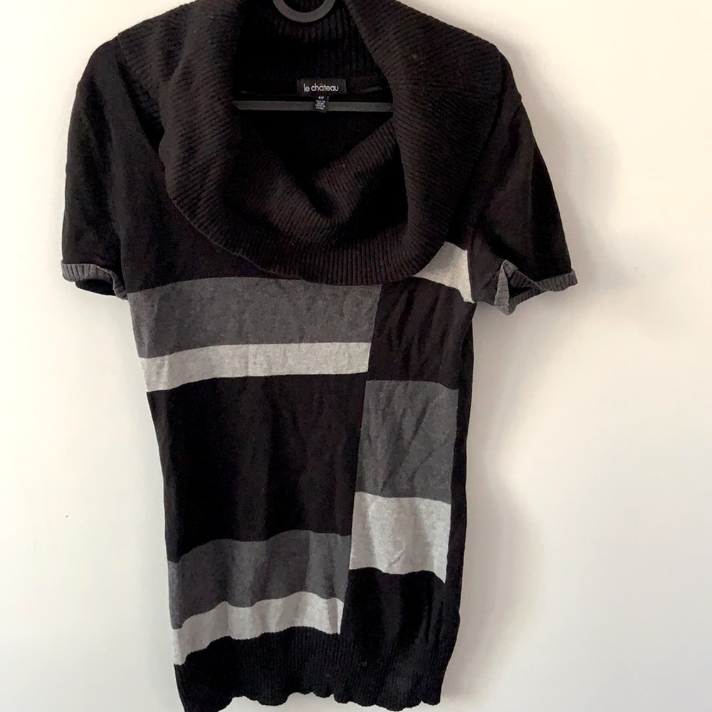 Cowl neck Sweater Tee